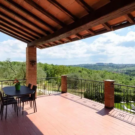 Vakantiehuis Il Campo Degli Ulivi -skyline Siena-terrazza Panoramica - Relax - Parcheggio - 6 Ospiti *