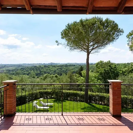 Il Campo Degli Ulivi -skyline Siena-terrazza Panoramica - Relax - Parcheggio - 6 Ospiti Vakantiehuis *