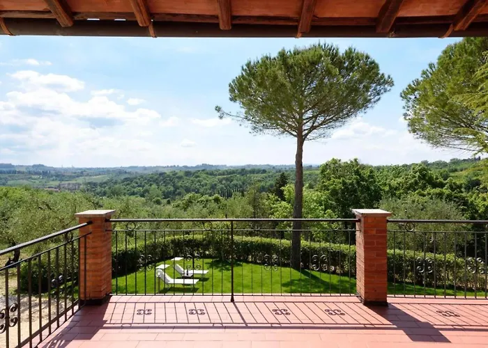 Il Campo Degli Ulivi -skyline Siena-terrazza Panoramica - Relax - Parcheggio - 6 Ospiti Hébergement de vacances *